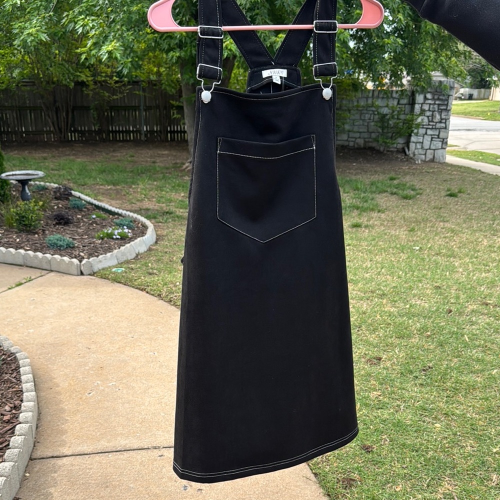Black Overall Dress